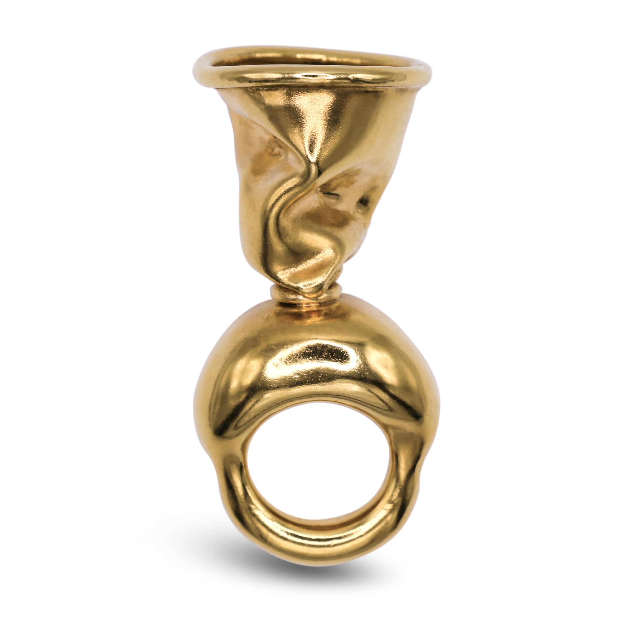 18ct Gold-Plated Cast Brass Trophy Ring